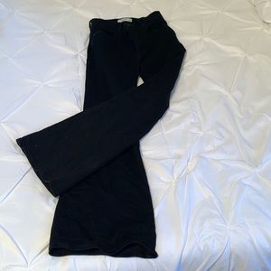Abercrombie size 26s black flare ultra high rise